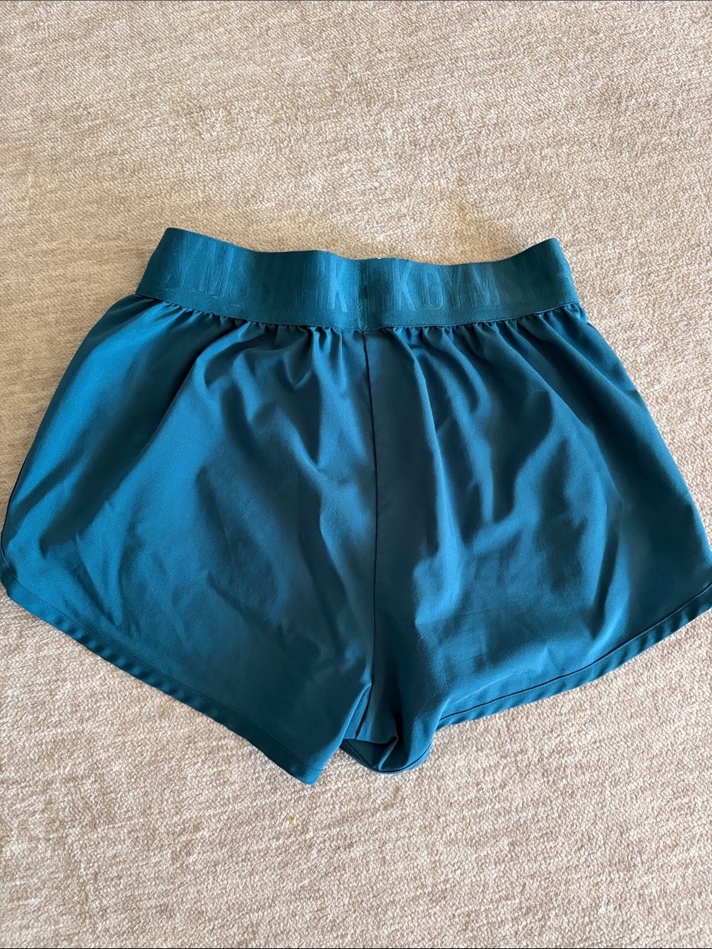 Gymshark Teal Athletic Women's Running Shorts - Picture 2 of 2